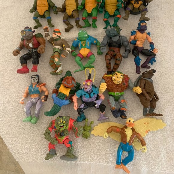 Vintage Teenage Mutant Ninja Turtles Action Figures - Picture 2 of 14